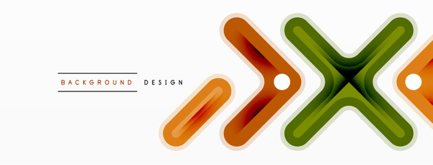 Minimal geometric background cross line. Design for wallpaper, banner, background, landing page, wall art, invitation, prints, posters