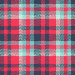 Check vector fabric of texture tartan background with a pattern seamless plaid textile.