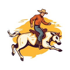 cowboy ride rodeo western