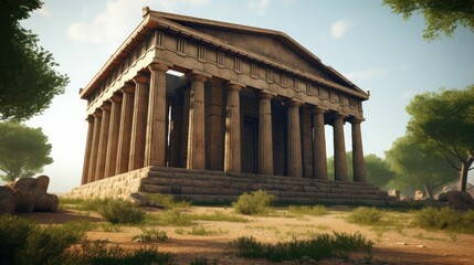 Fototapeta na wymiar Beautiful Parthenon