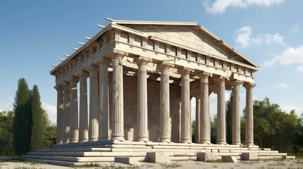 Obraz premium Greek temples