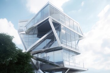 Obraz premium Photo of a Corporate Building