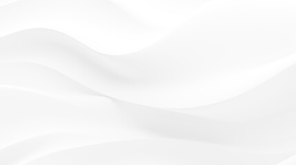Obraz premium Abstract white gray satin texture background. White silver fabric silk panorama background. Beautiful soft blur white pattern natural wave texture background.
