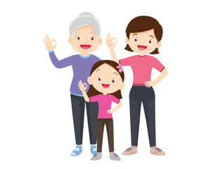 Happy Family Sport Activity. Mother, Father and Kid Doing Morning Exercising at Home