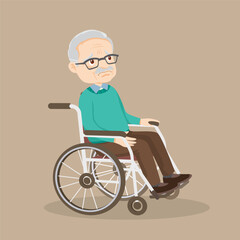 senior man in wheelchair 16