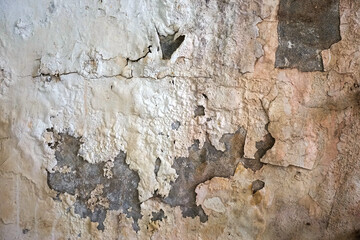 Old dirty Water stains on the wall 