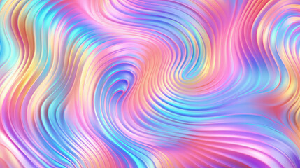 Obraz premium Holographic foil texture wavy background