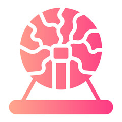 plasma ball gradient icon