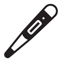 thermometer glyph icon
