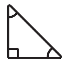 triangle line icon