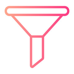 funnel gradient icon