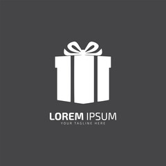 House Gift Logo Template Design Vector, Emblem, Design Concept, Creative Symbol, Icon