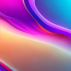 abstract background with waves - Light Purple and Light Yellow Circles Background - Light Pink andLight Colors and White - Generative AI