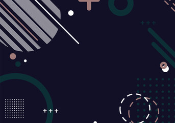 Geometric background. Abstract flat background.