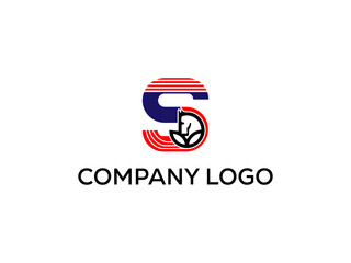 S letter modern  logo and branding animal logo design . Perfect logo for business related to industry. creative style logo design vector.