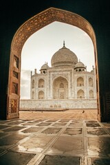Window to the Taj Mahal