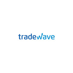 Tradewave logo or wordmark design