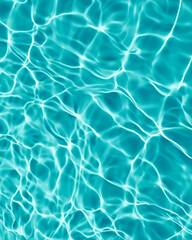 Fototapeta na wymiar Refreshing Summer Escapes: A Serene Pool Water Texture, Perfect for Vacation Vibes