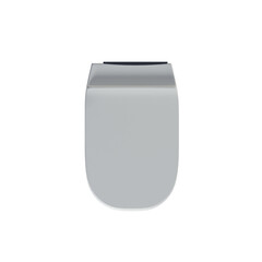 lavatory pan isolated on transparent background, bidet, 3D illustration, cg render
