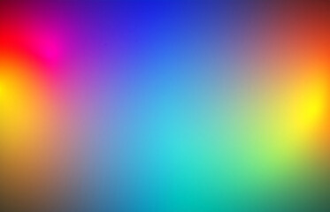 Obraz premium Rainbow light prism effect, Hologram reflection, crystal flare leak shadow overlay, Abstract blurred iridescent light backdrop