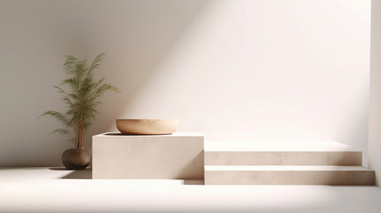 minimalistic interior backdrop 