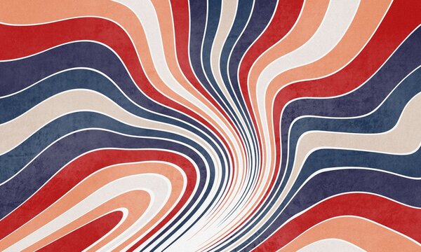 gilter vintage background, grungy swirly background, Retro background with curved with noise effect