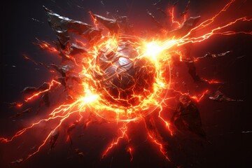 A mesmerizing dance of electrifying energy, unleashed - Plasma Bolt Pulse, Generative AI