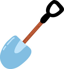 Hand drawn shovel.