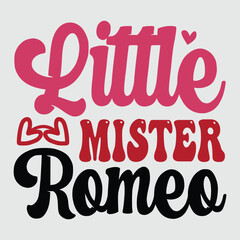 Little Mister Romeo Retro svg design vector file