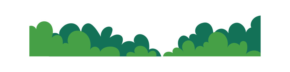 Obraz premium Green Landscape Illustration