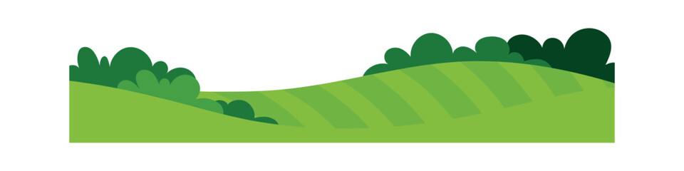 Green Landscape Illustration
