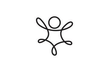 Sugar Glider animal logo design vector template