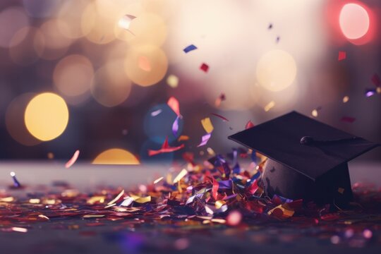 Graduation celebration event. Generate Ai