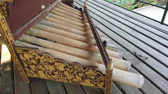 Rindik, a Gamelan Instrument Made of Bamboo, Sweet Music of Bali Indonesia