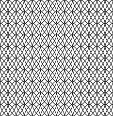 Abstract vector geometric pattern in the form of a beautiful black lattice on a white background