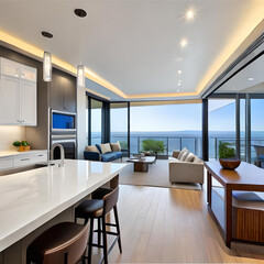 modern dining room