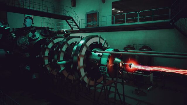 model of a nuclear power station