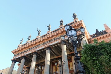 Juarez Theater in Guanajuato, a captivating blend of architecture, art, and history, a must visit landmark