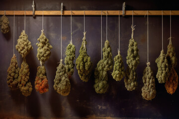 Cannabis Buds.