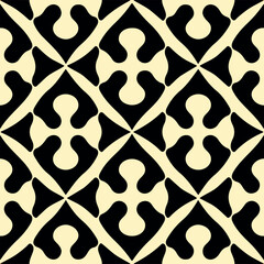 Intricate black and white mathematical pattern. Geometric and mesmerizing design.