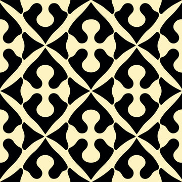 Intricate black and white mathematical pattern. Geometric and mesmerizing design.