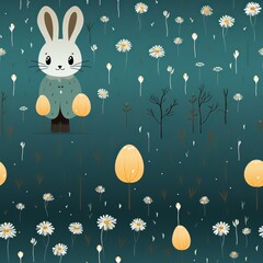 Rabbit seamless tile able texture