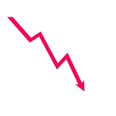 business growth graph stock chart up and down	

