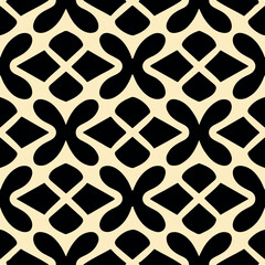 Striking black and white art deco pattern on black background, elegant and iconic.