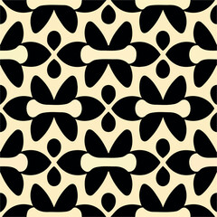 Classic black and white art deco pattern on white background. Timeless elegance with seamless design.
