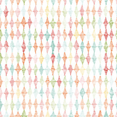 Seamless vintage pattern. Bohemian geometric ornament. Print for textiles, packaging, home decor. Vector illustration.