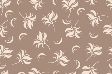 Obraz premium Old vintage floral fabric doodle pattern