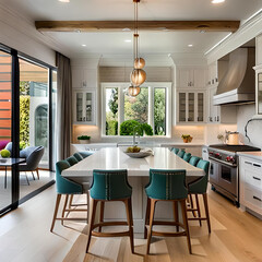 modern kitchen interior