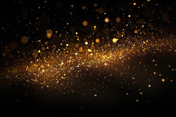 glitter lights grunge background, gold glitter defocused abstract Lights Background