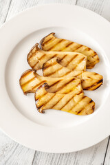 Grilled eryngii mushrooms